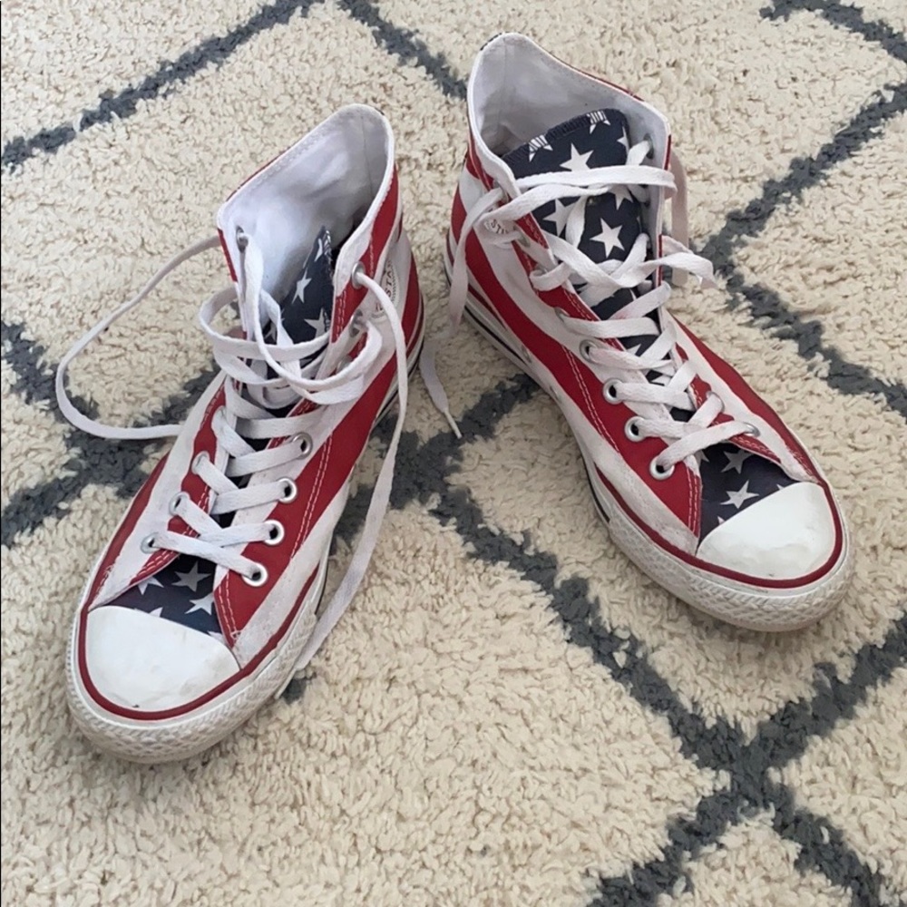 American Flag Converse